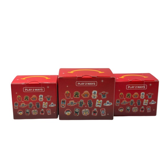 2026 McDonald's Changeables Bundle of 3 #2 Torrus, #5 Boo Bot, #7 X-CH4NG3 NEW - Picture 2 of 2